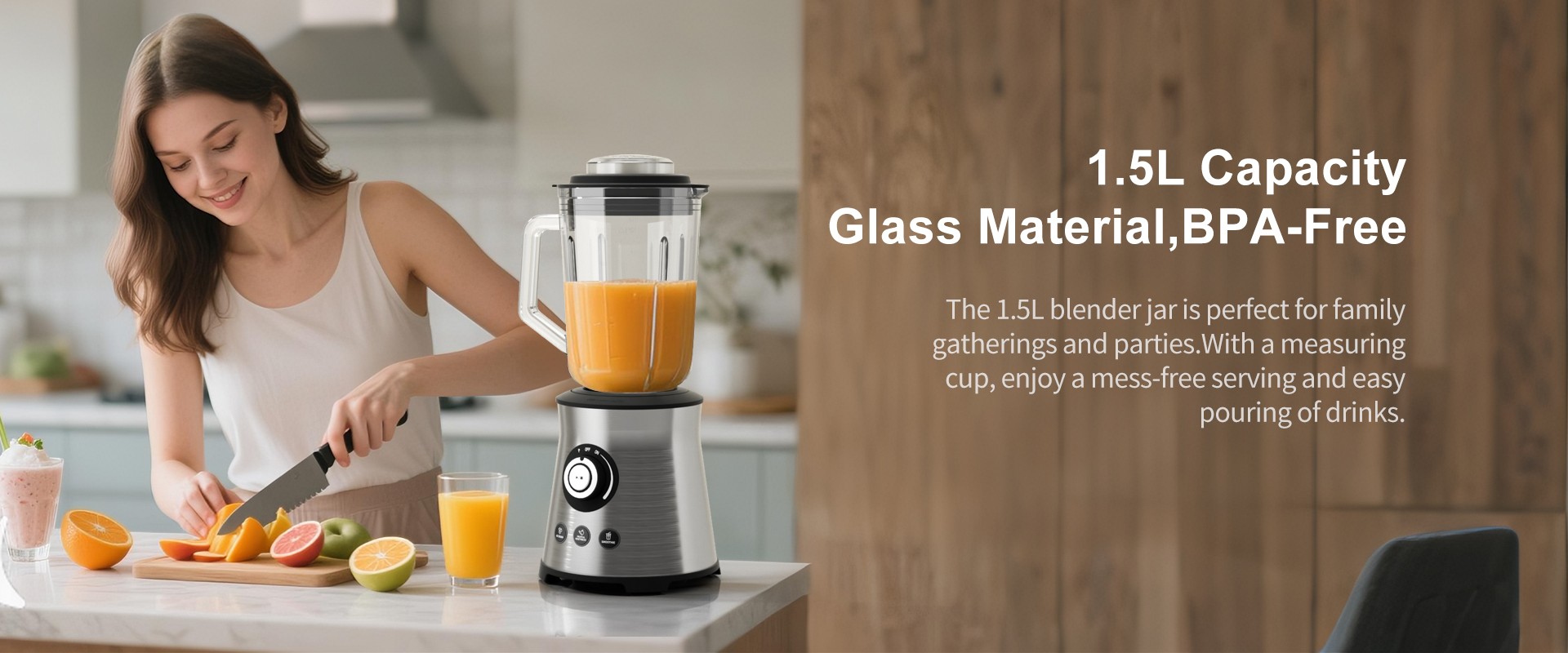 1.5L family stand blender