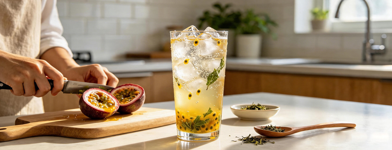 máquina de bebida de té de frutas carbonatadas