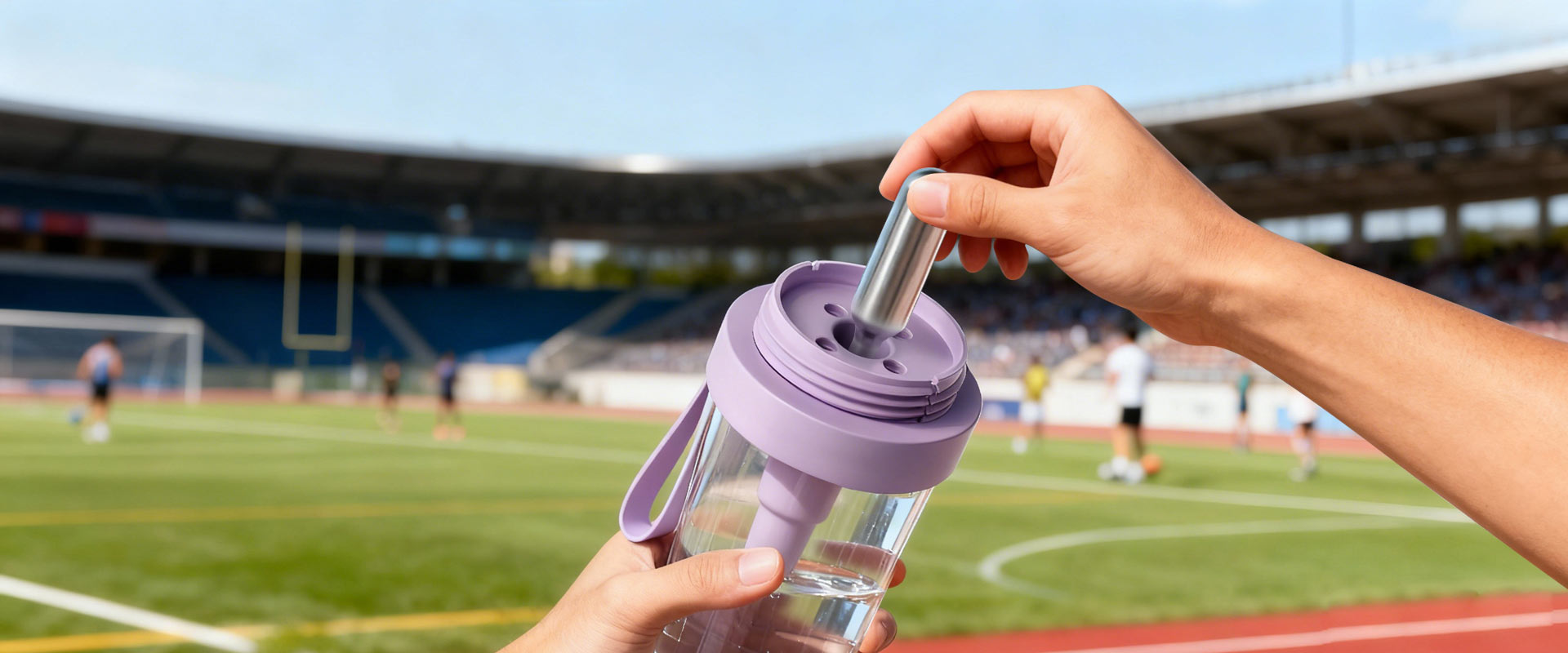 portable soda maker with mini cylinder