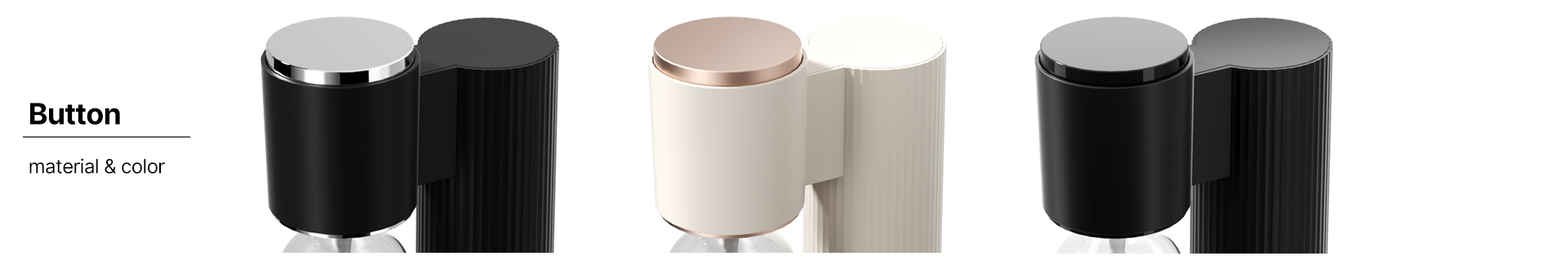 bubly sparkling water maker with custom button