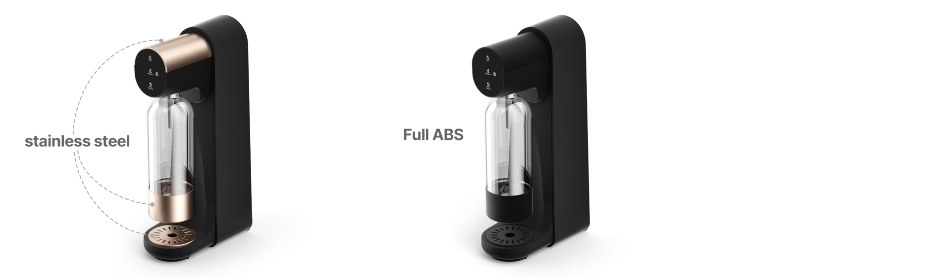 elecrtic soda maker with customized accessories
