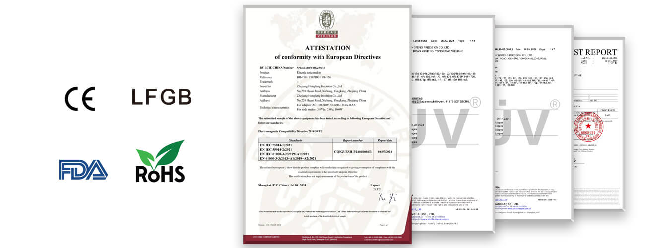 best home soda maker certification