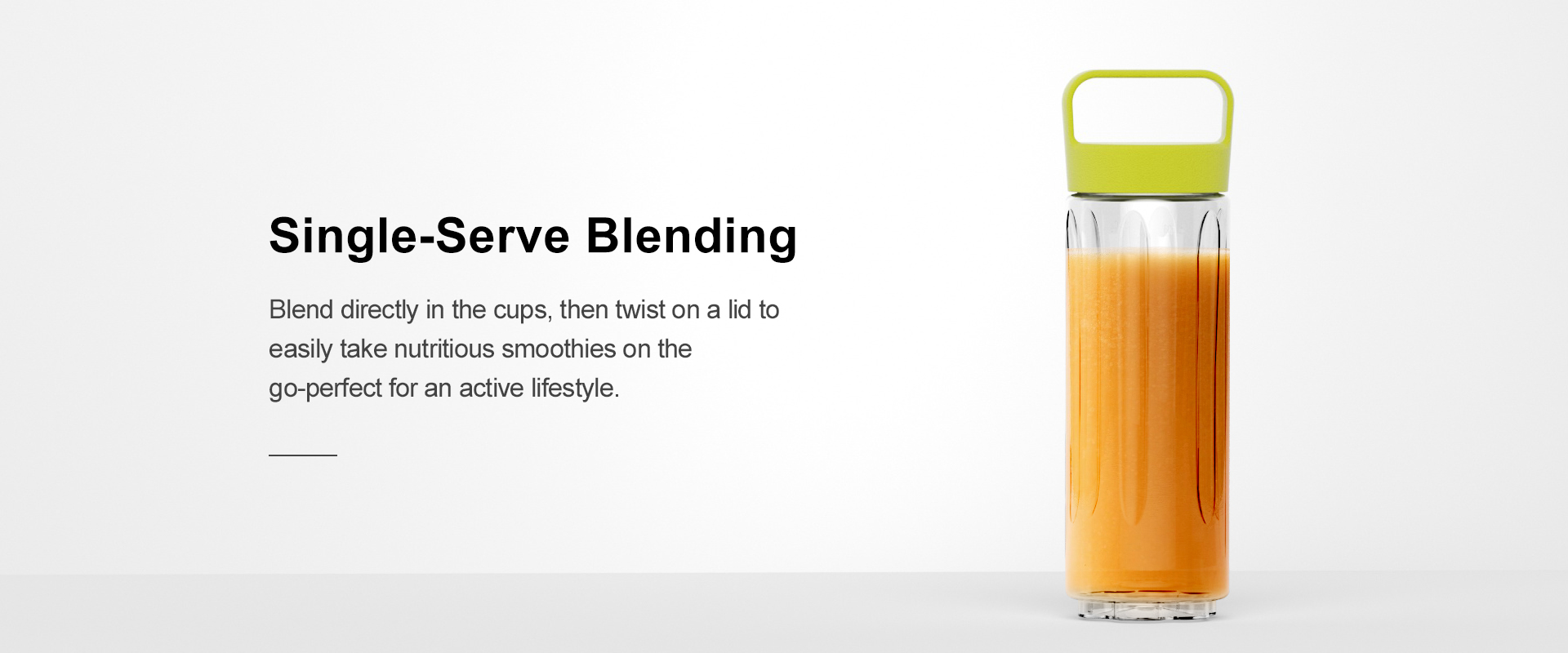 fruit blender with portable bottle