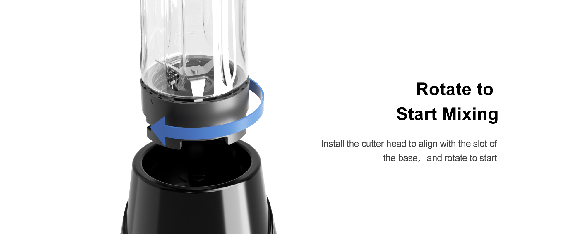 personal blender with PET bottle