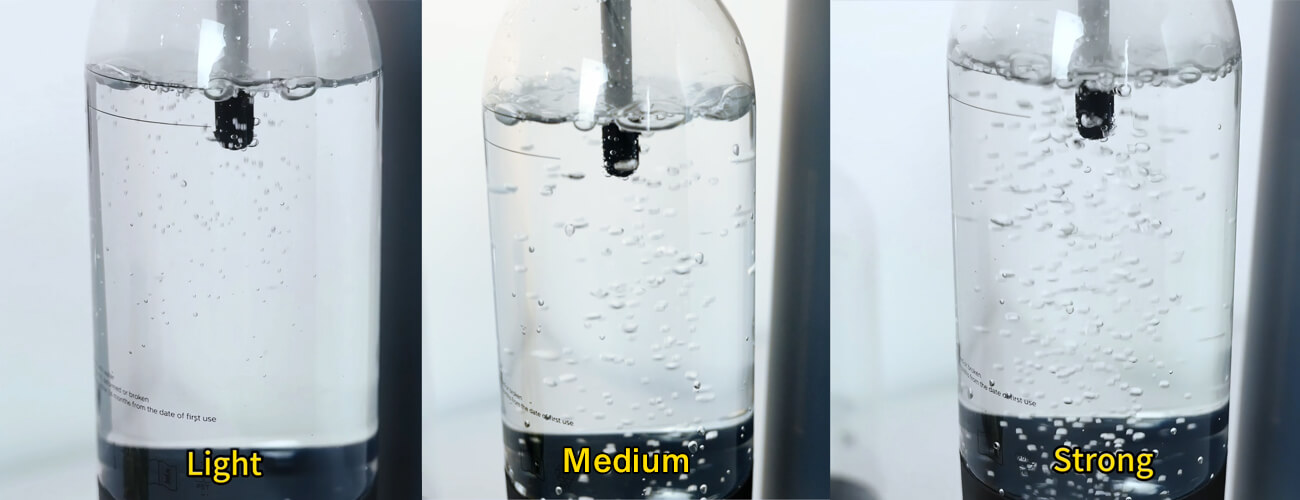 best home soda water maker with three carbonator levels