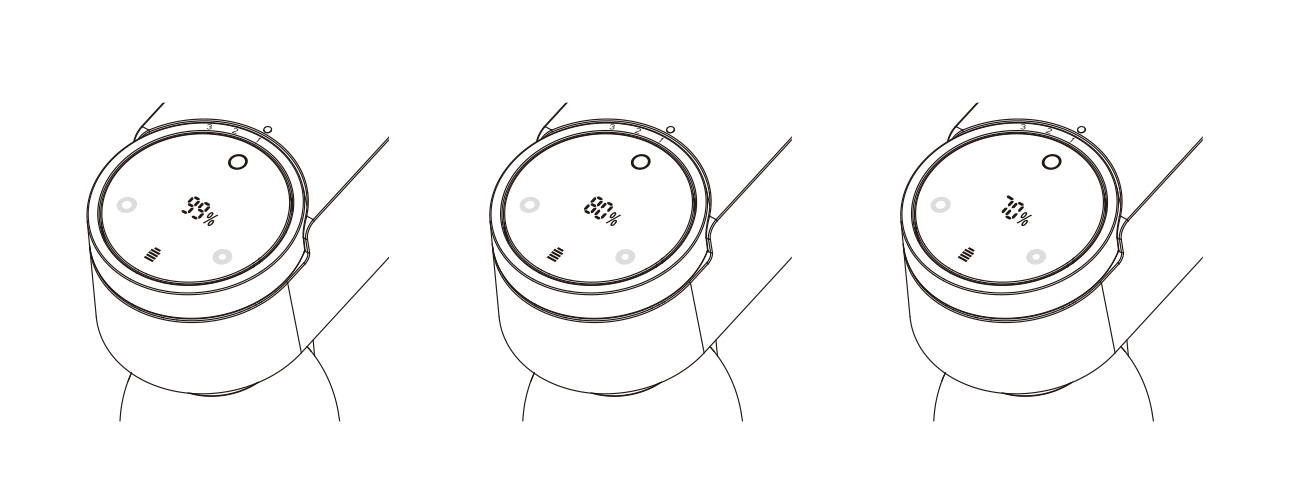 soda drink maker with gas volume display