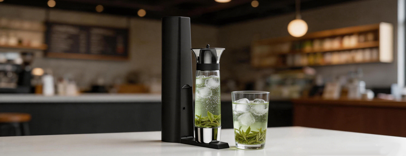 máquina de bebidas gaseosas para hacer té espumoso