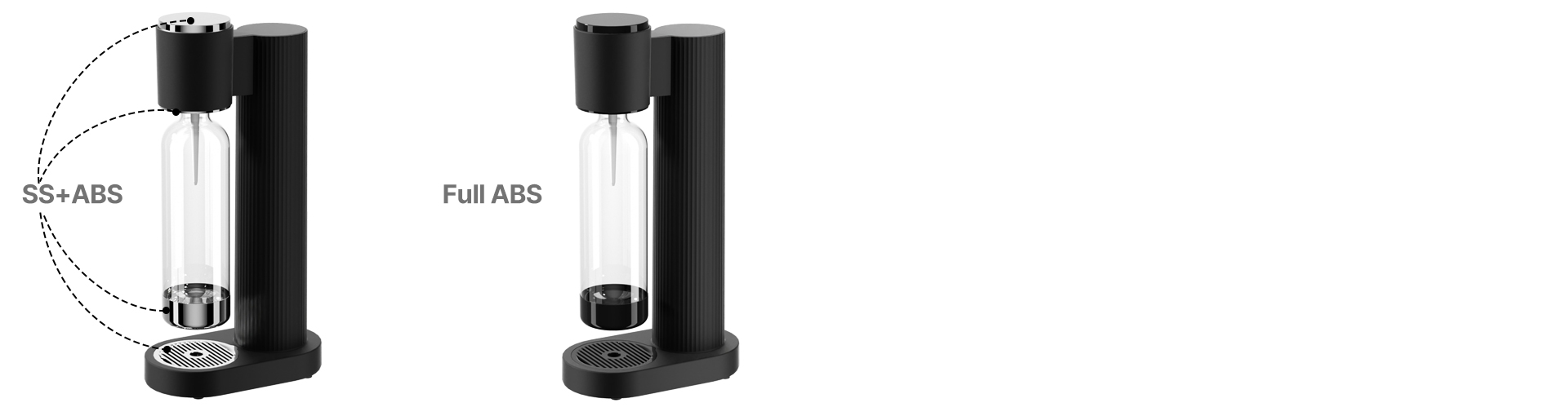 ABS bubly sparkling water machine