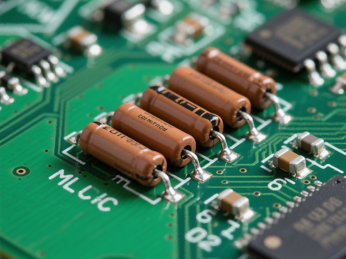 The basic working principle of ceramic capacitors is the charging and discharging process of the capacitors. It is composed of a conductive layer (electrode) and ceramic materials, with ceramic sandwiched in the middle as an insulating medium. The dielectric of ceramic capacitors