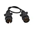 New 7 Way Camper Trailer Cable Air Line Hose Electrical Trailer Cable for Tractor Trucks