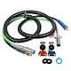 OEM 3-in-1 Truck Air Brake Hose Kit with Spiral Wrap and ABS Electrical Cable