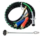 Truck Trailer 3 in 1 Air Brake Hose Assembly with 7-Way ABS Electrical Coil Cable