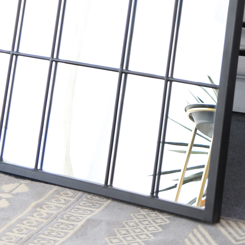 arched mirror close up detailed view