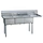 3 compartment sink with drainboards