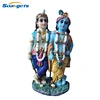 Hindu God Krishna with Peacock