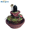 Polyresin religion hindu god Shiva with cow fountain statue