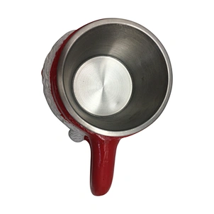Resin cup with stainless steel Liner for Christmas Decoration