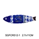 small Ceramic Fridge Magnet in fish shape