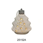 Ceramic Christmas Tree Ornament With LED Light
