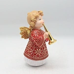 polyresin angel statues with trumpet