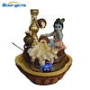 Polyresin hindu god Shiva Family Fountains for indoor