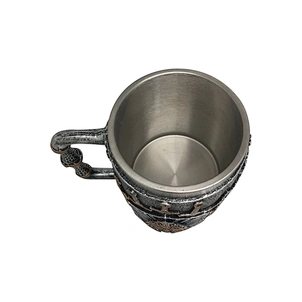 Handmade resin cup with stainless steel Liner