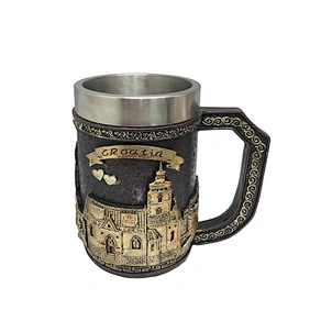 Polyresin Mug(Cup) with stainless steel  Liner