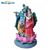 Polyresin Hindu God Krishna with Peacock