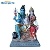 Hindu God Shiva Lingam statue in Handmade Painted