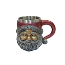 Resin cup with stainless steel Liner for Christmas Decoration