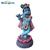 Hindu God Krishna with Cow