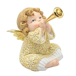 polyresin angel figurine
polyresin angel statues with a trumpet
sitting angel figurines