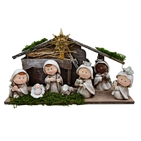 Wholesale Christmas Small Nativity Set with House Decoration