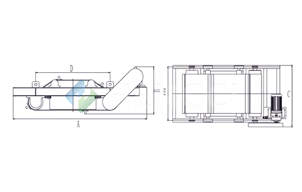 Suspended Belt Magnetic Separator