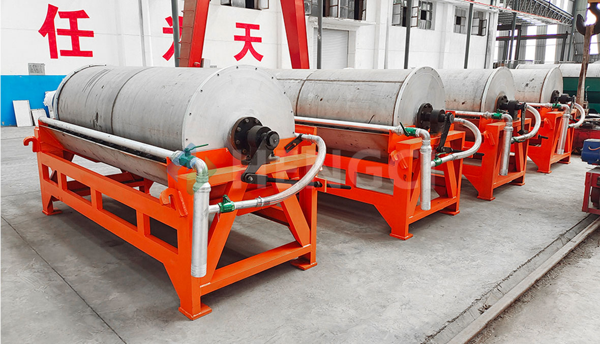 High-strength wet drum separator