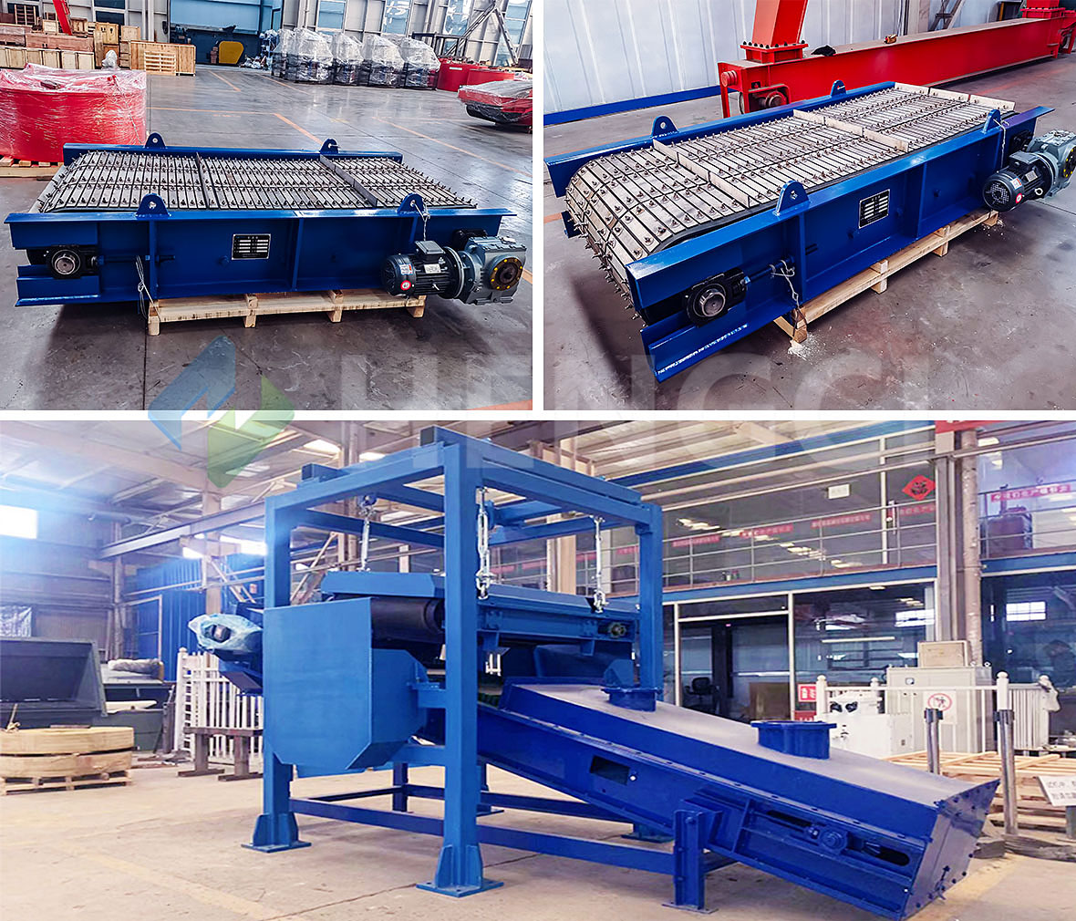 RCYE Self Cleaning magnetic separator for conveyor belt