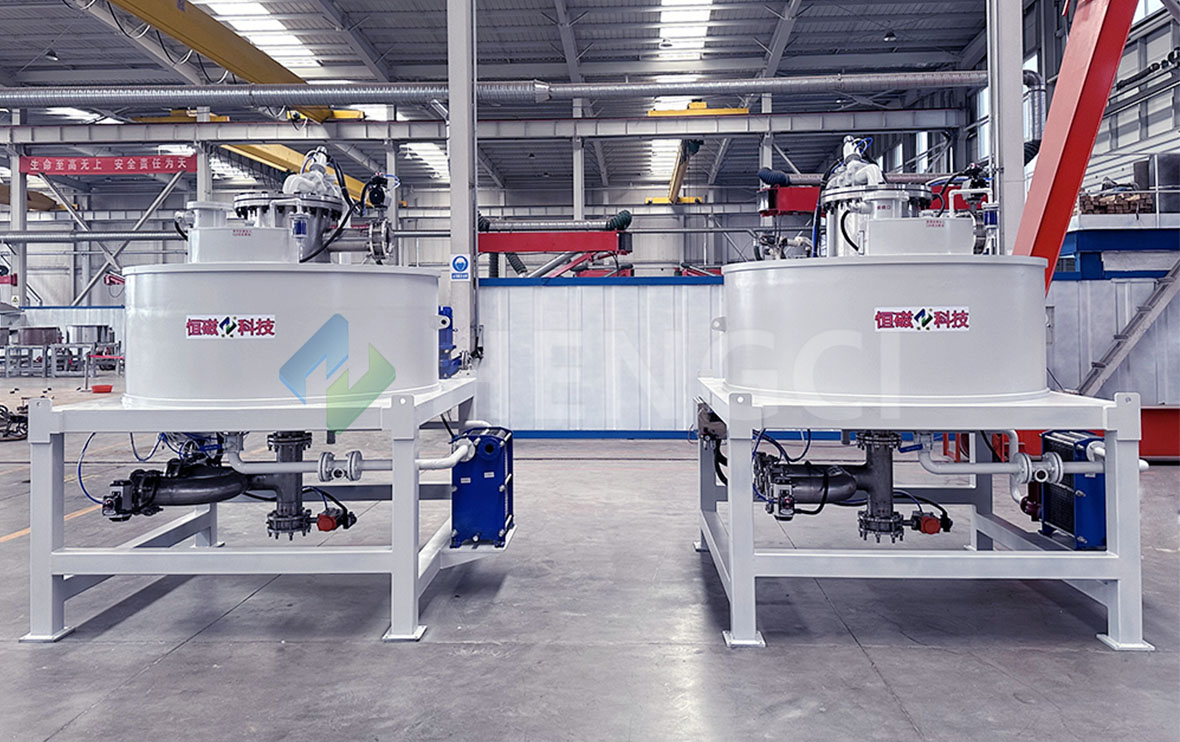 Fully automatic wet magnetic separator