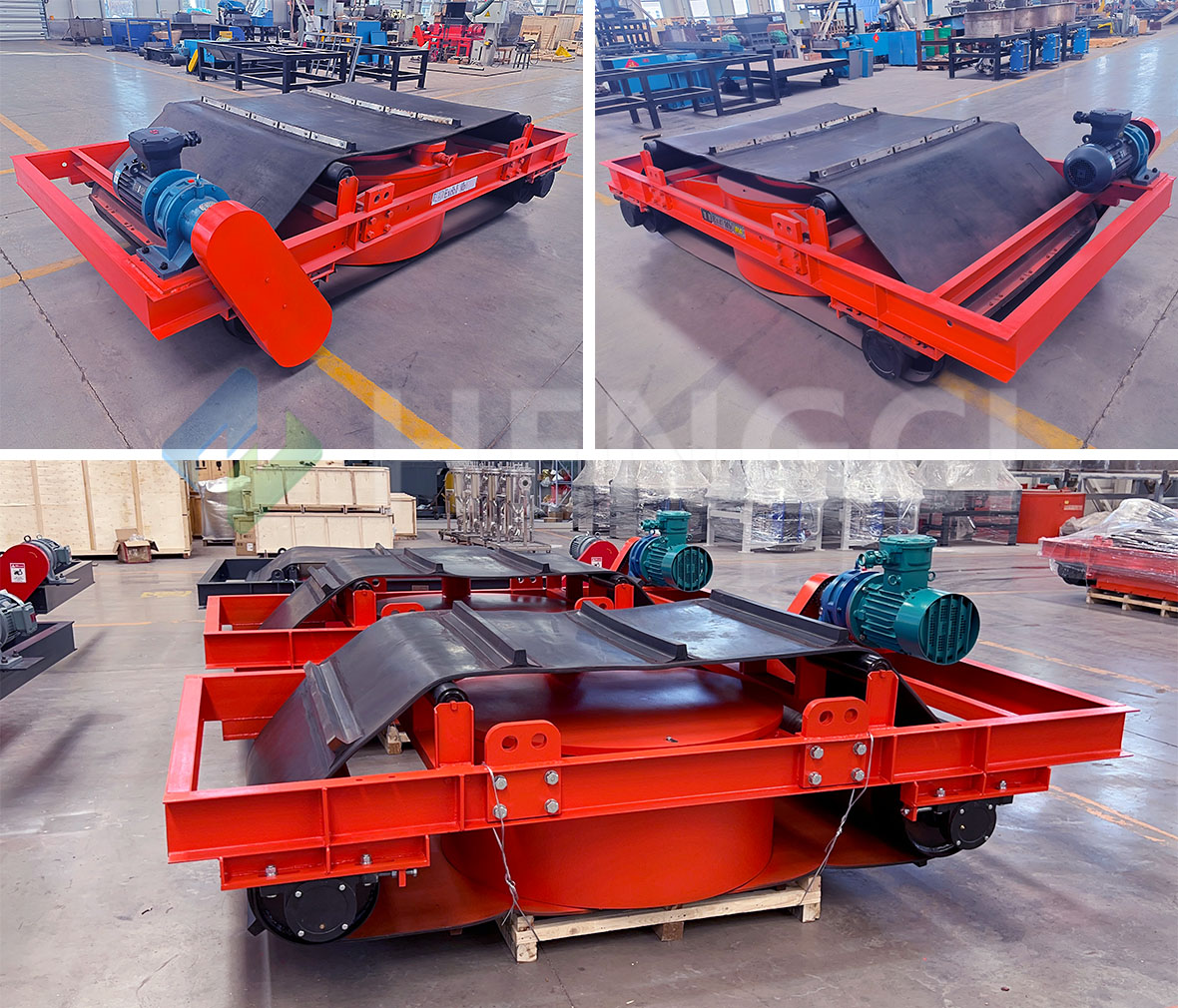 RBCDD explosion-proof self cleaning magnetic separator conveyor
