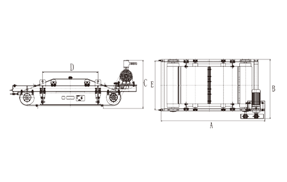 RBCYD Explosion-proof permanent magnet overband magnetic separator