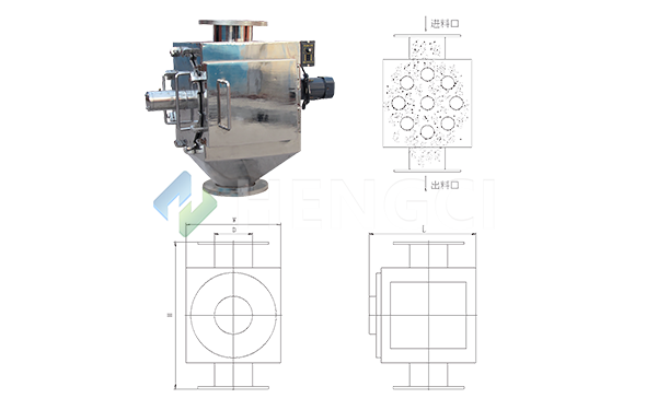 CGB Semi-automatic rotary magnetic separator