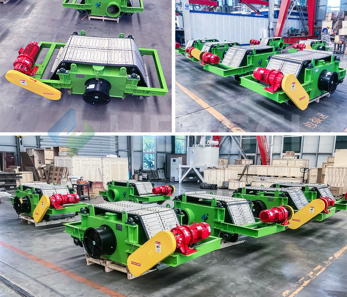 RCDC Air-cooled suspended conveyor magnetic separator