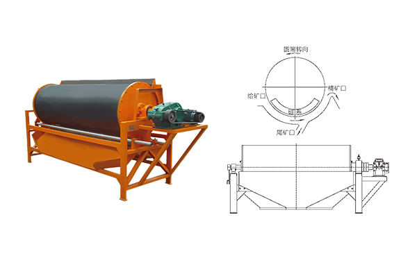 High-strength wet drum separator