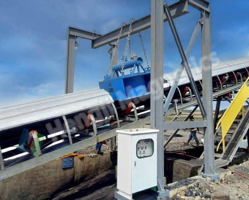 RCDE Belt Conveyor Suspended Magnetic Separator Key Application Scenarios