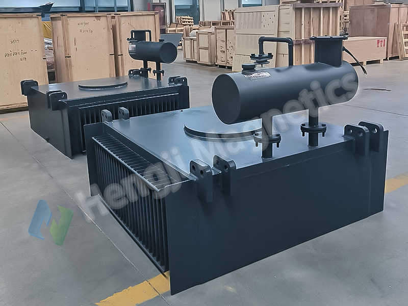 RCDE Belt Conveyor Suspended Magnetic Separator Customized Design