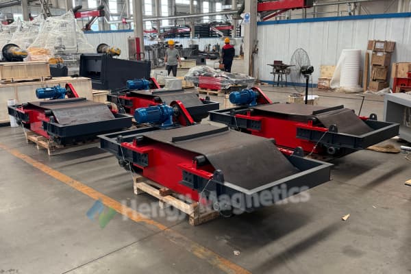 Applications of the Suspended Magnetic Separator in Quarries