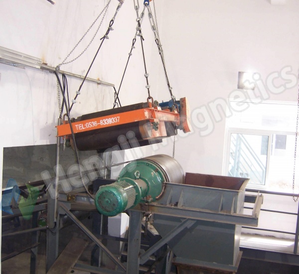 Three Universal Suspension Methods for Cross Belt Magnetic Separators 1