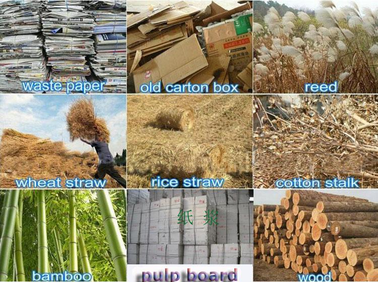 raw materails for toilet paper machine