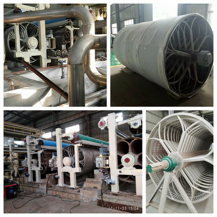 cylinder mold for wrapping paper machine