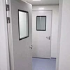 Customized High Quality Galvanized Steel Hospital Patient Room Door Airtight Airtight Door for Clean Rooms Modern for Labs