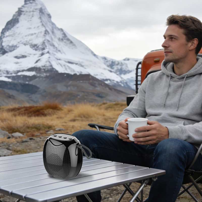 Altavoz Bluetooth TWS,Altavoz multifunción de 5W,Altavoz inalámbrico portátil